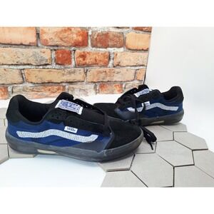 Vans Evdnt Ultimate Waffle Deuce Black True Blue Skate Shoes Men's Size 7.5 Rare